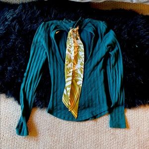 Keyhole back mock neck free people